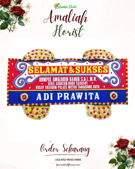 Papan Bunga Ucapan Selamat Lembongan